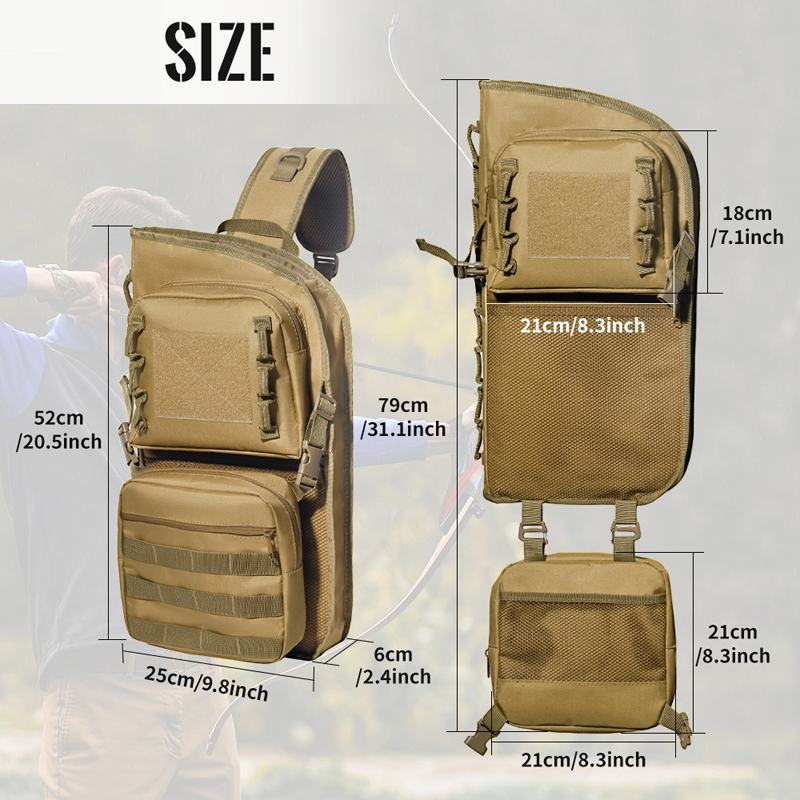Quiver Arrow Back - Multifunctional Archery Arrow Quiver Compact Back