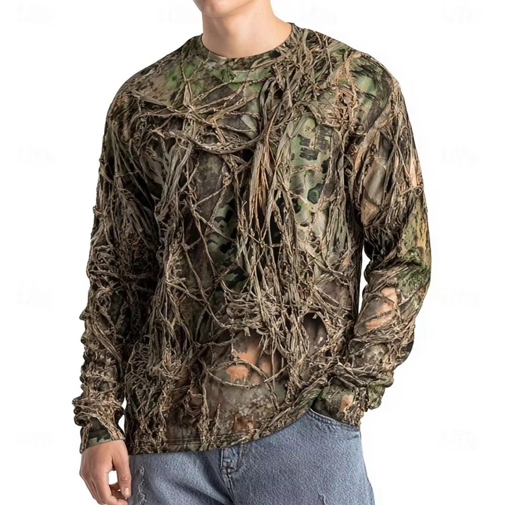 Men's Camo Animal Print Long S - Hunting & Outdoor As reseña y precio