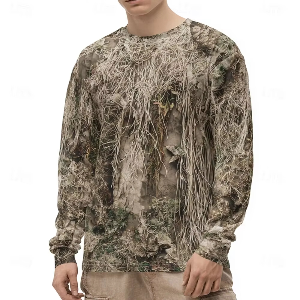 Men's Camo Animal Print Long S - Hunting & Outdoor As reseña y precio