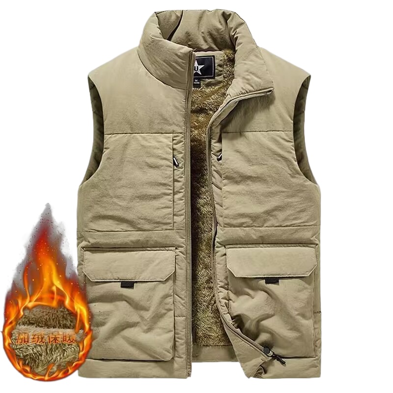 Winter Men's Cargo Hunting Ves - Outdoor Hunting Fleece reseña y precio
