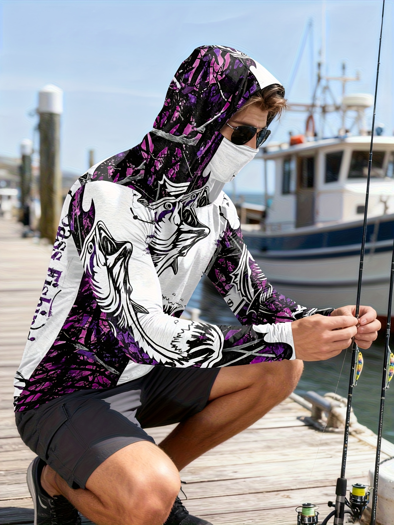 Fishing hooded sweatshirt for  - Hunting & Outdoor As reseña y precio