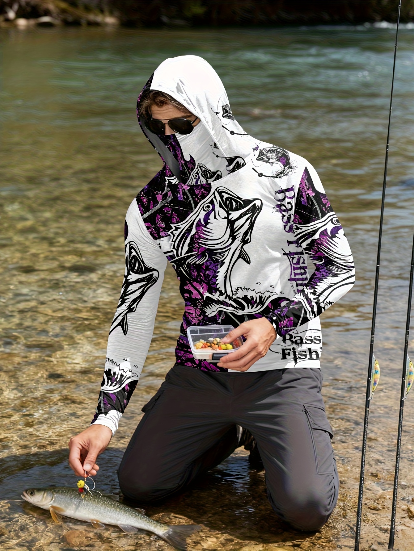 Fishing hooded sweatshirt for  - Hunting & Outdoor As reseña y precio
