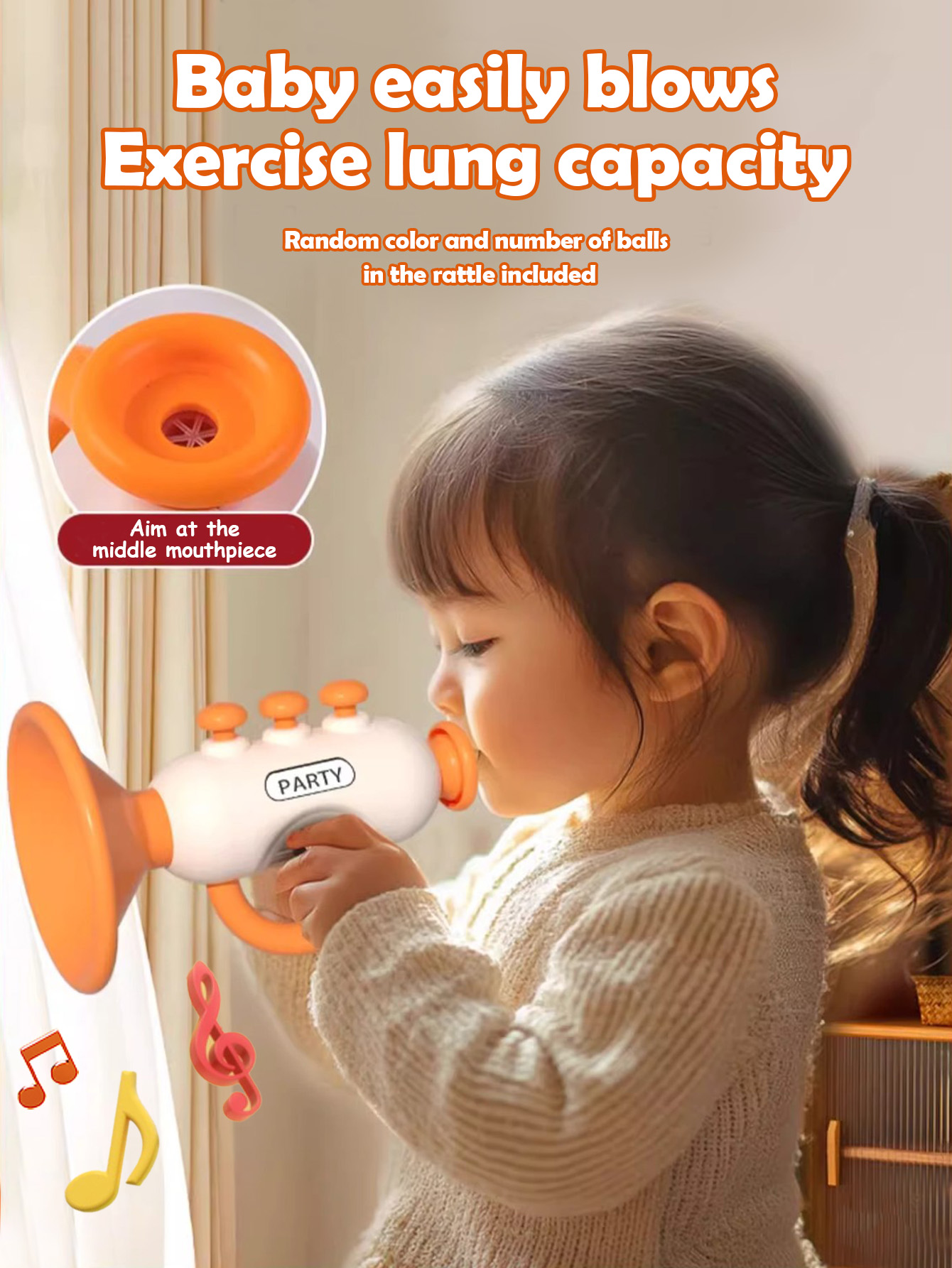 Kids Trumpet Toy, Learning Pra - Game Call Whistle reseña y precio