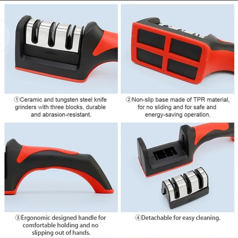3-Stage Knife Sharpener Kit wi - Hunting Knife Outdoor Edge reseña y precio