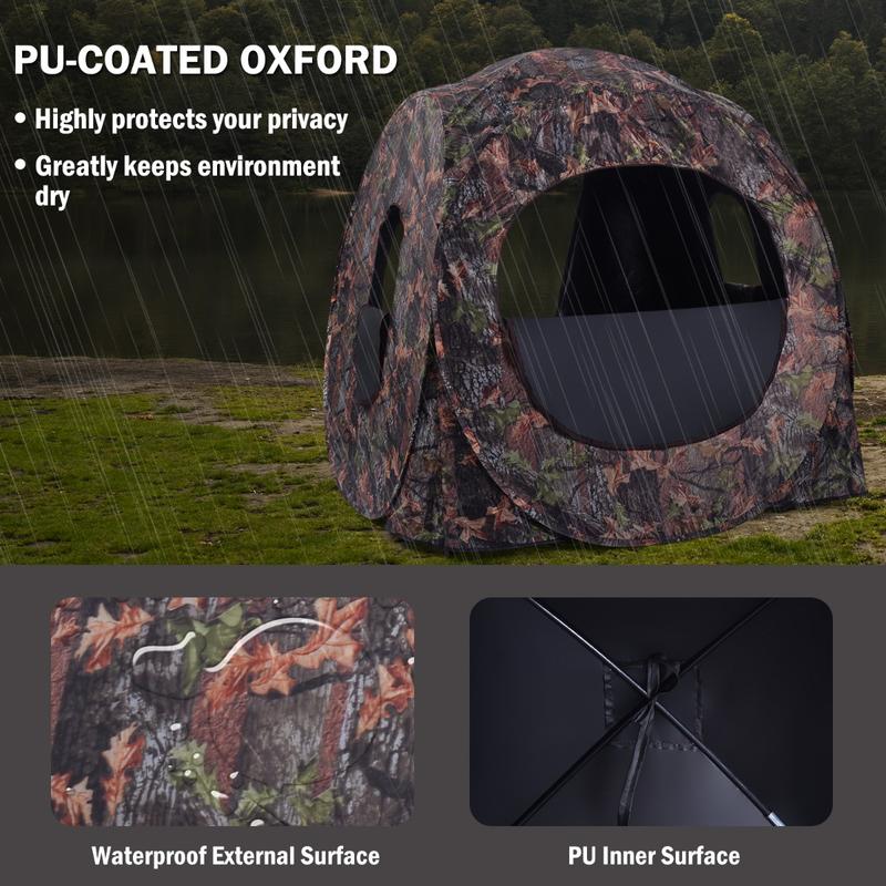 Portable Pop up Ground Camo Bl - Hunting & Outdoor As reseña y precio