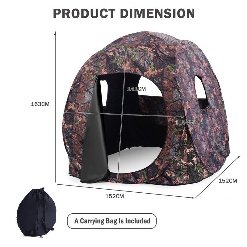 Portable Pop up Ground Camo Bl - Hunting & Outdoor As reseña y precio