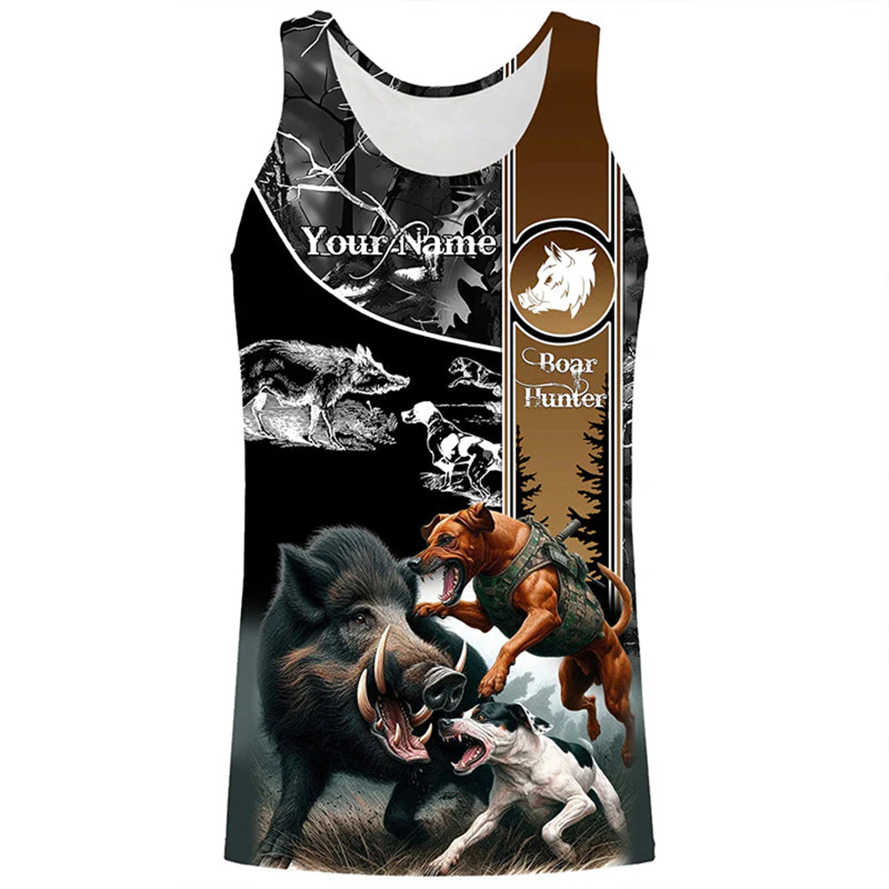 Custom Name Boar Hunter Tank T - Wildman Hunting & Outdoor reseña y precio