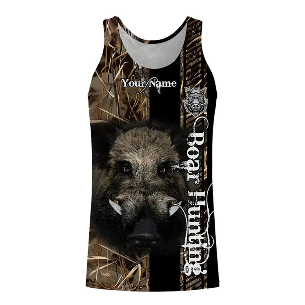 Custom Name Boar Hunter Tank T - Wildman Hunting & Outdoor reseña y precio