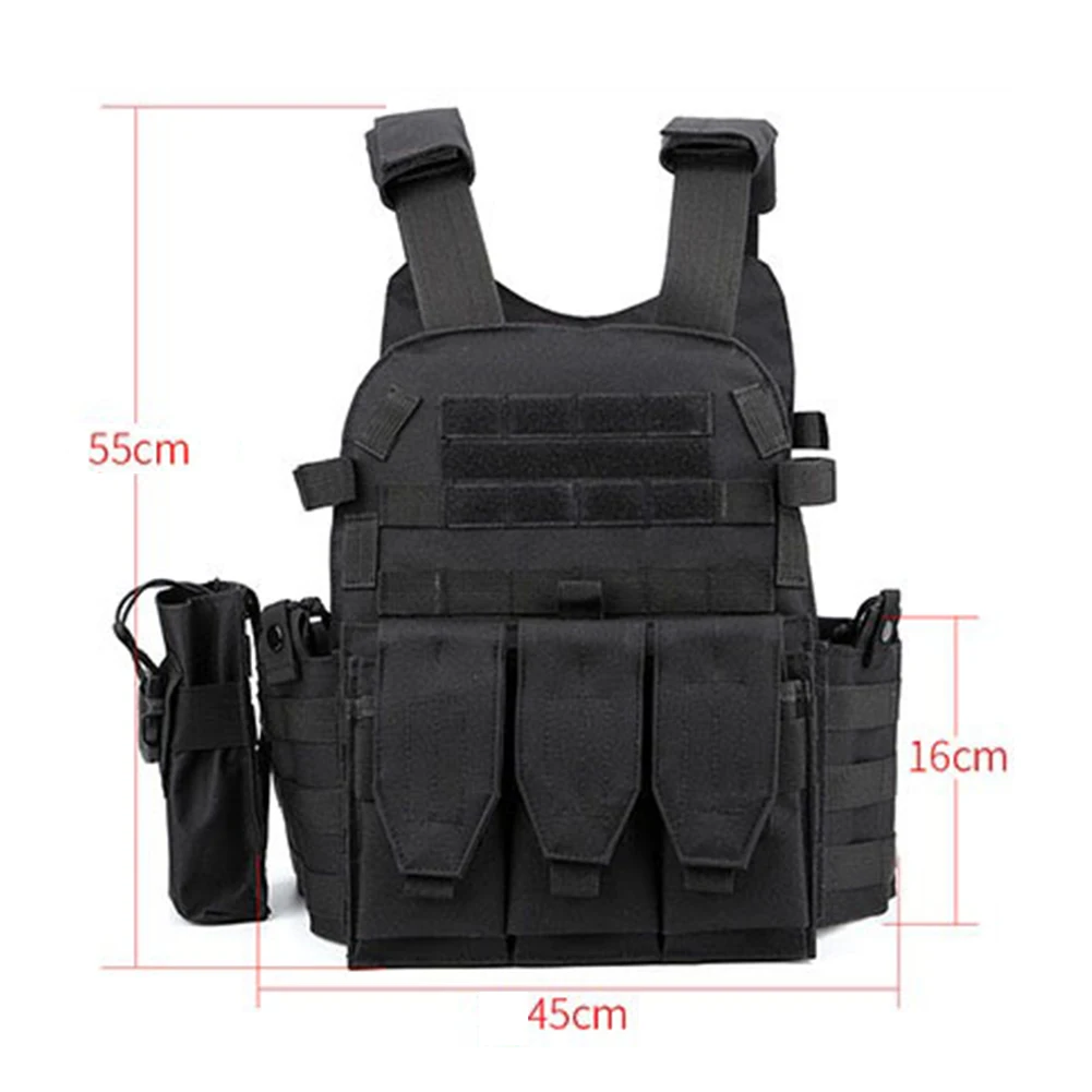 Nylon Tactical Vest Body Armor - Outdoor Hunting Fleece reseña y precio