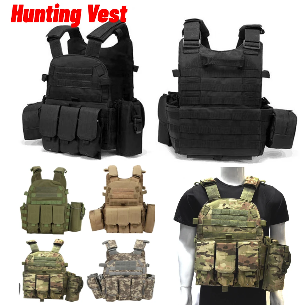 Nylon Tactical Vest Body Armor - Outdoor Hunting Fleece reseña y precio