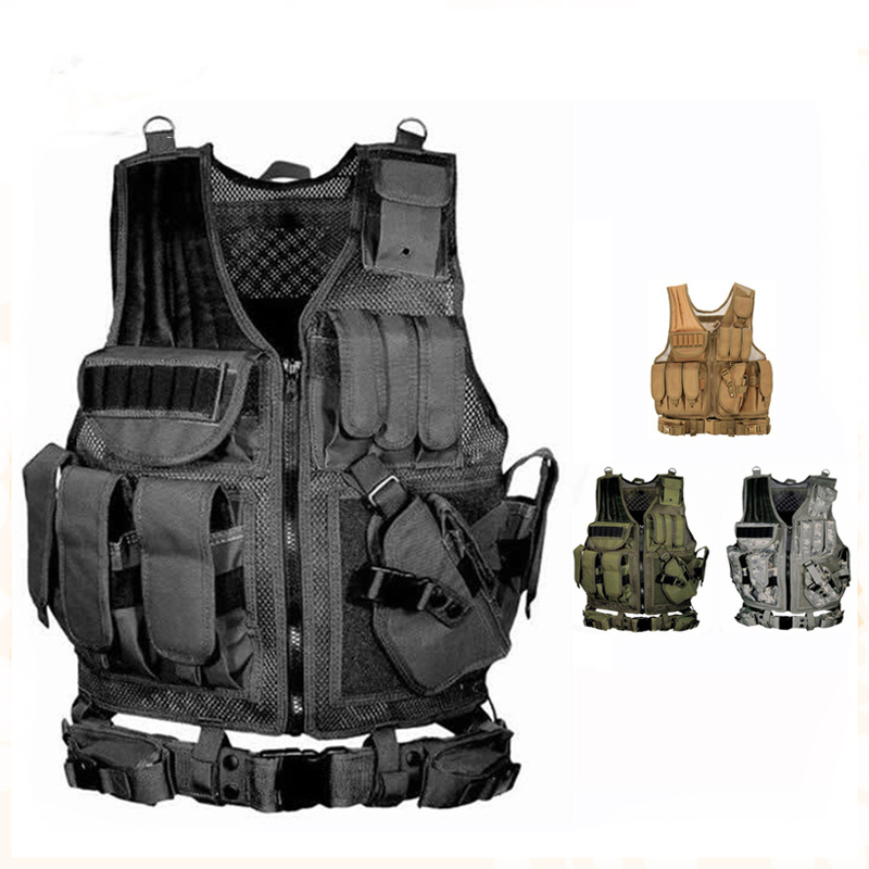 Adjustable Molle Tactical Vest - Outdoor Hunting Fleece reseña y precio