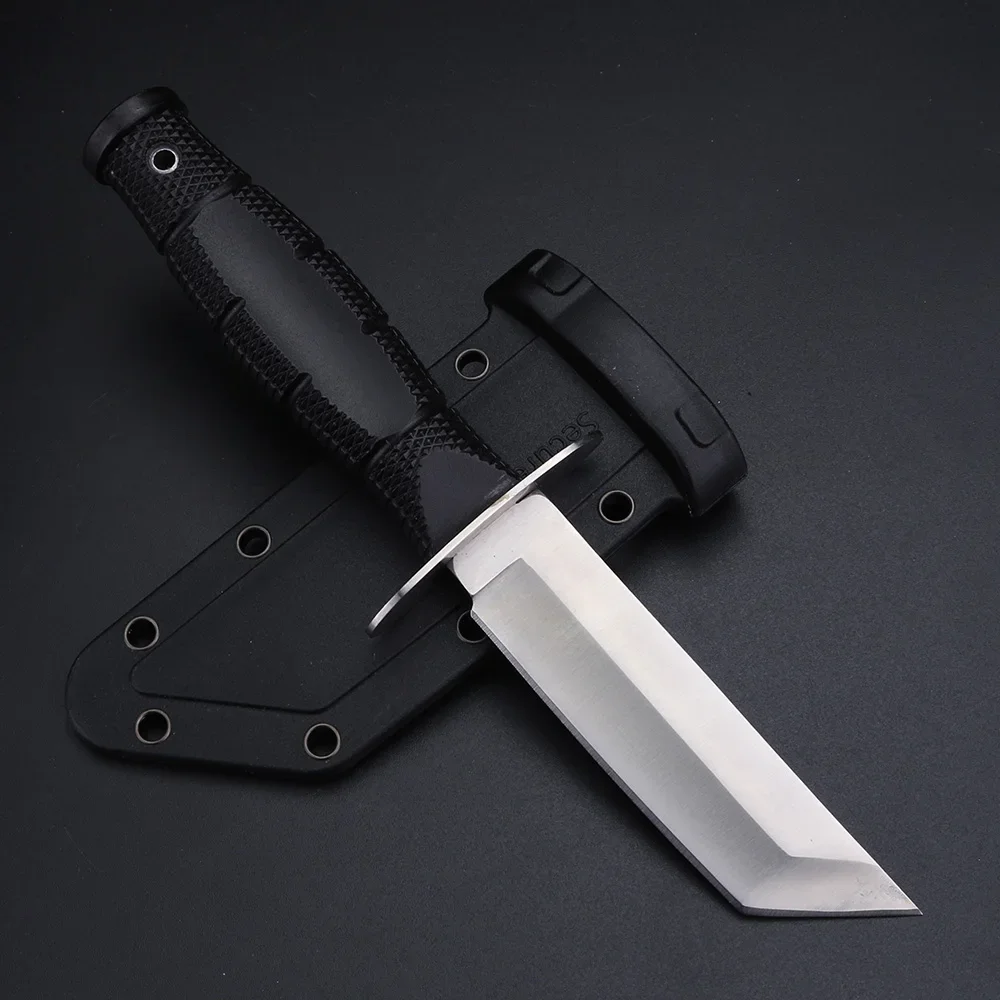 Black Handle Outdoor Straight  - Hunting Knife Outdoor Edge reseña y precio