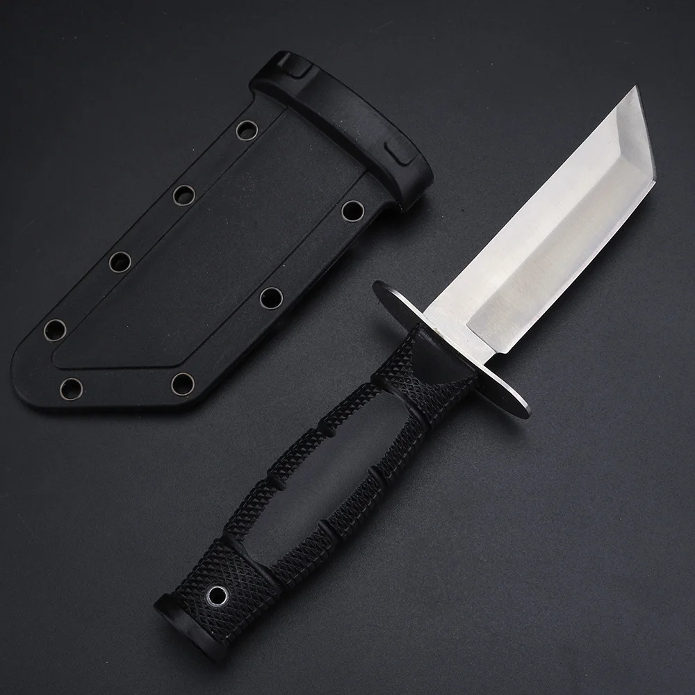 Black Handle Outdoor Straight  - Hunting Knife Outdoor Edge reseña y precio