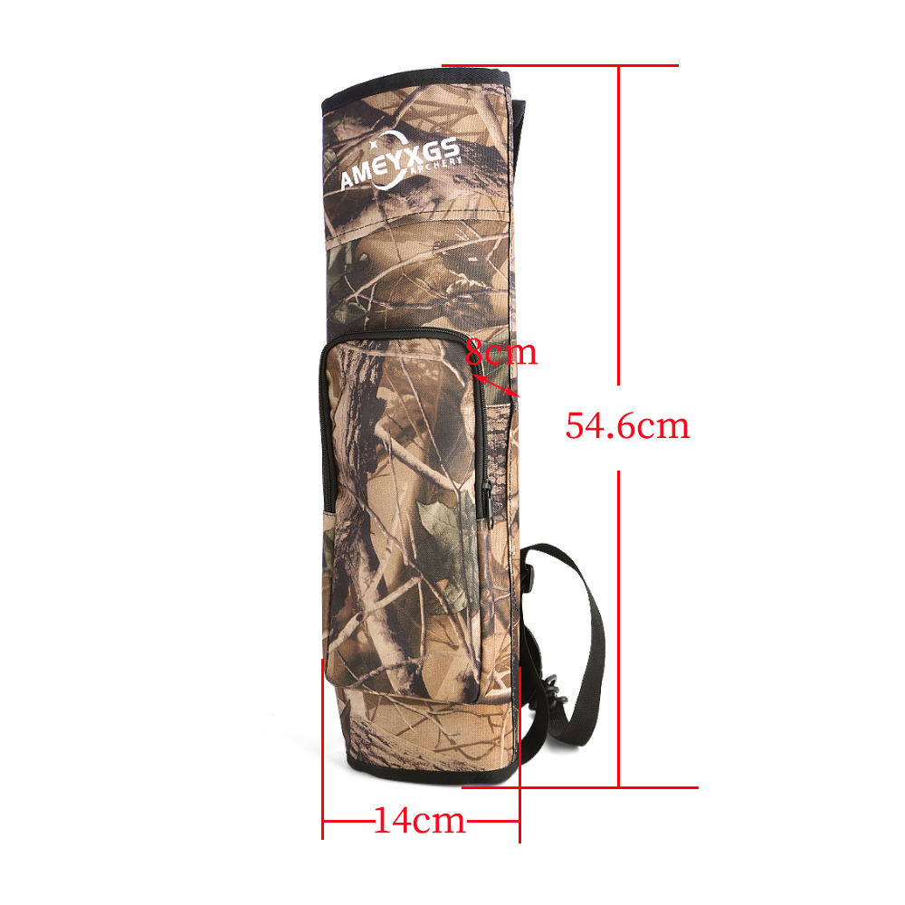 Camo Canvas Back Quiver Portab - Quiver Arrow Back reseña y precio