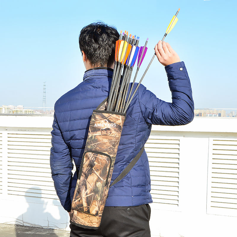 Camo Canvas Back Quiver Portab - Quiver Arrow Back reseña y precio
