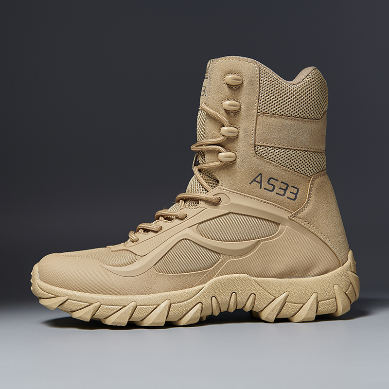 Men Tactical Boot Safety Anti- - Hunting Outdoor Brands reseña y precio