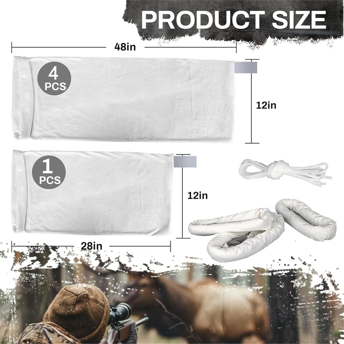Game Bags Hunting Meat Bags, 5 - Game Bag Meat Hunting reseña y precio