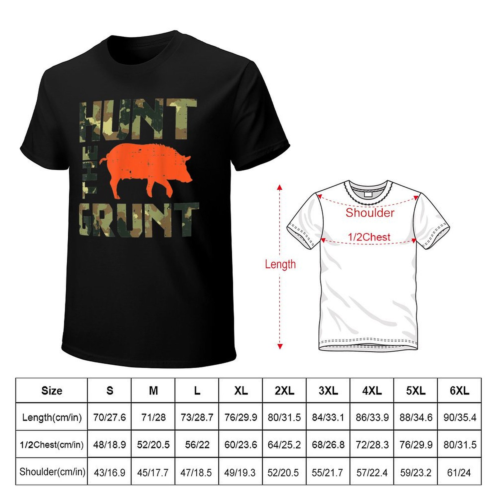 Camo Hunt The Grunt Hog Vintag - Wildman Hunting & Outdoor reseña y precio