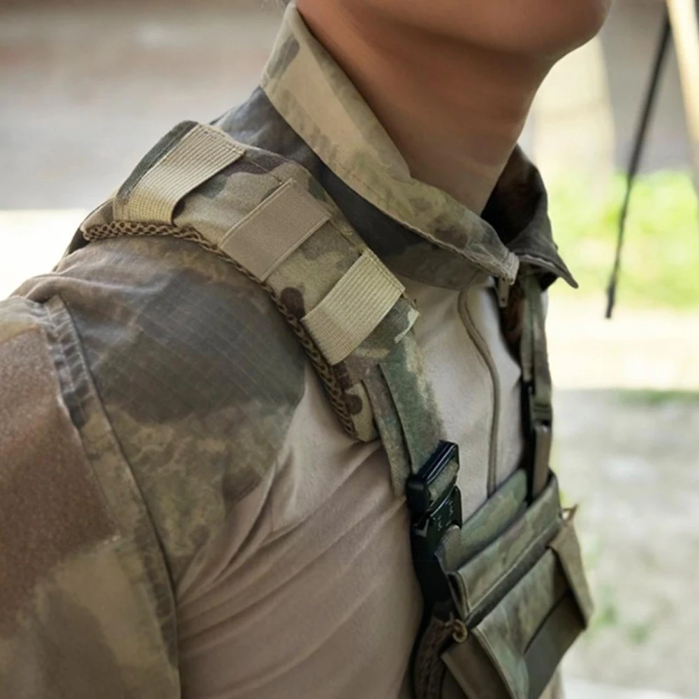 2Pcs Tactical  Vest Shoulder S - Outdoor Hunting Fleece reseña y precio