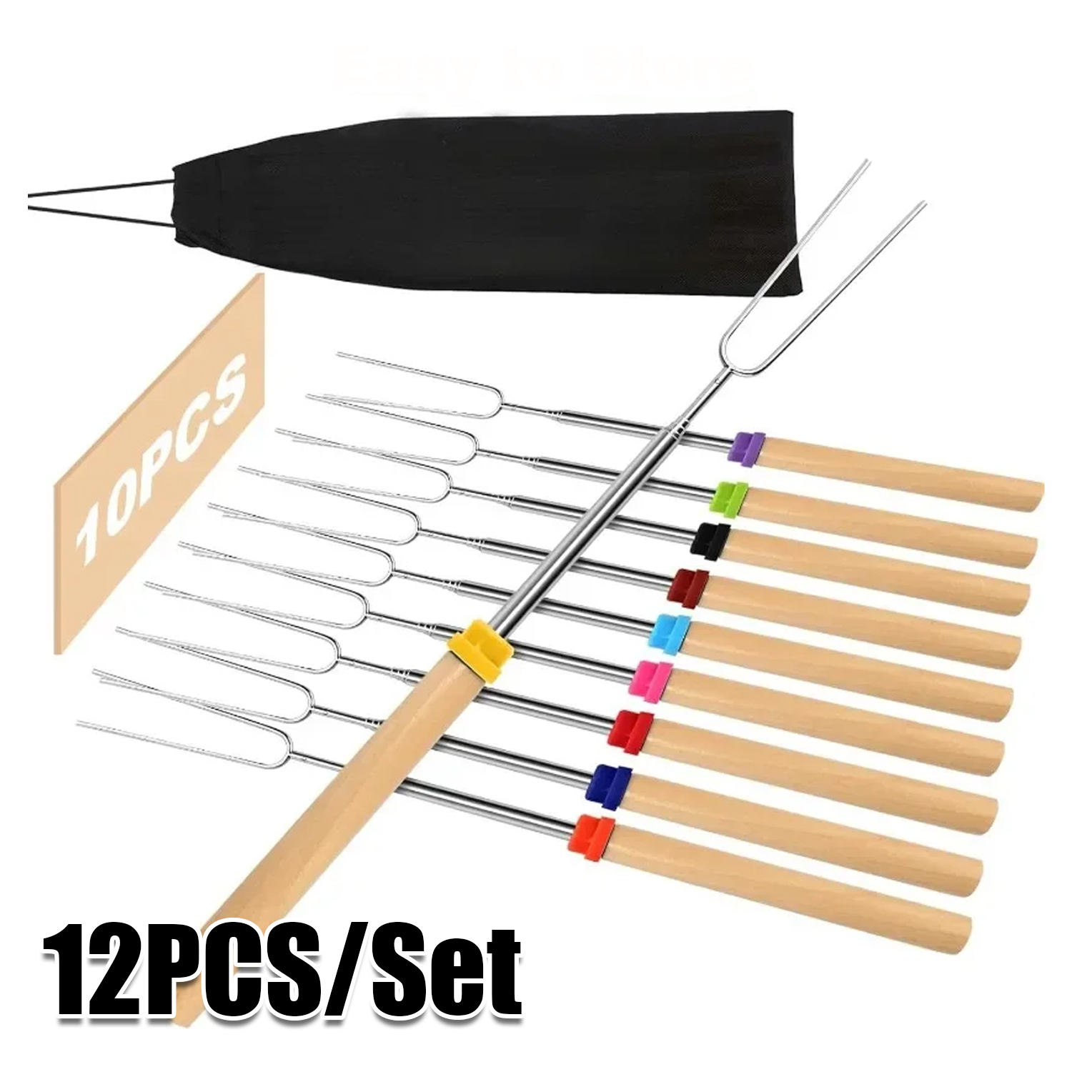 Stainless Steel Extendable Lon - Outdoor Hunting Kitchen reseña y precio