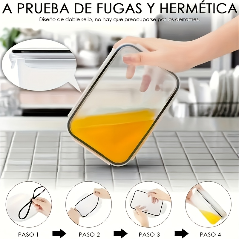 8Pcs Set Includes 4 Containers - Outdoor Hunting Kitchen reseña y precio