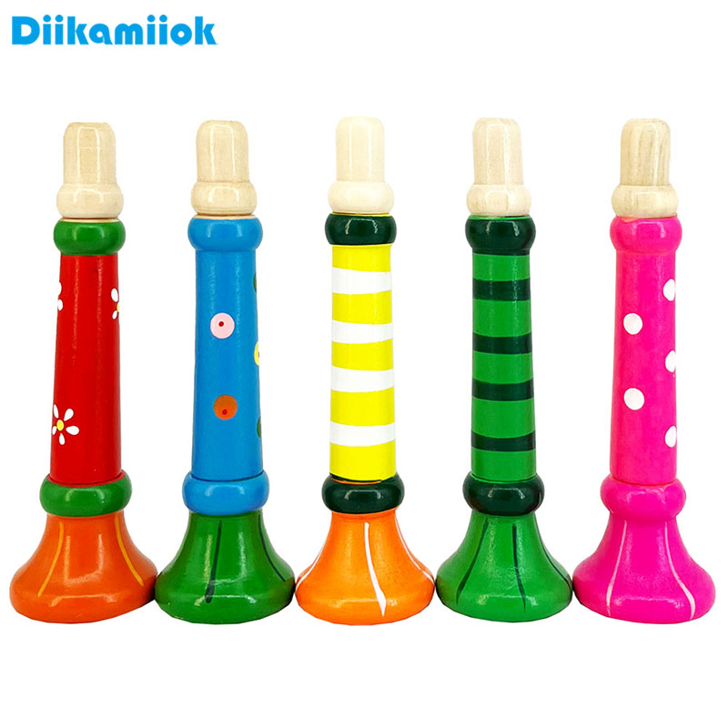 Wooden Trumpet Children Toy Ho - Game Call Whistle reseña y precio