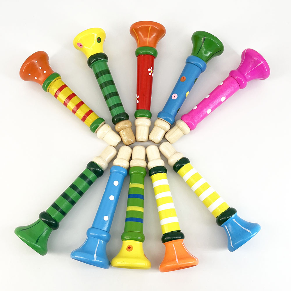 Wooden Trumpet Children Toy Ho - Game Call Whistle reseña y precio