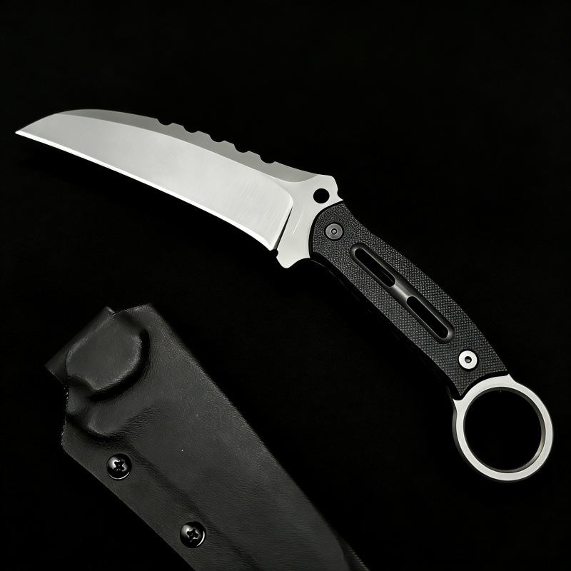 Stainless Steel Fixed Blade Kn - Hunting Knife Outdoor Edge reseña y precio