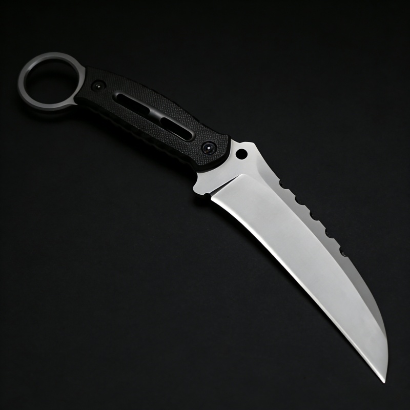 Stainless Steel Fixed Blade Kn - Hunting Knife Outdoor Edge reseña y precio