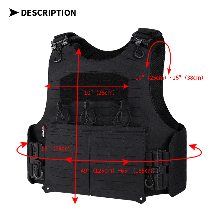 YAKEDA Plate Carrier Vest Quic - Outdoor Hunting Fleece reseña y precio