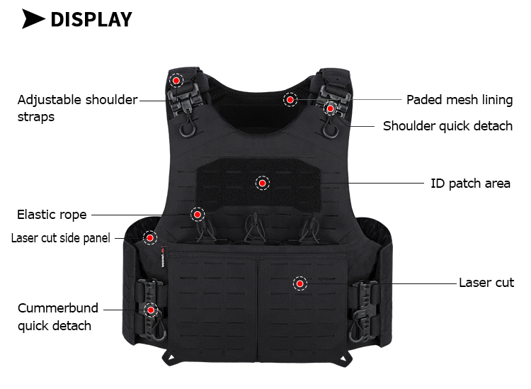 YAKEDA Plate Carrier Vest Quic - Outdoor Hunting Fleece reseña y precio