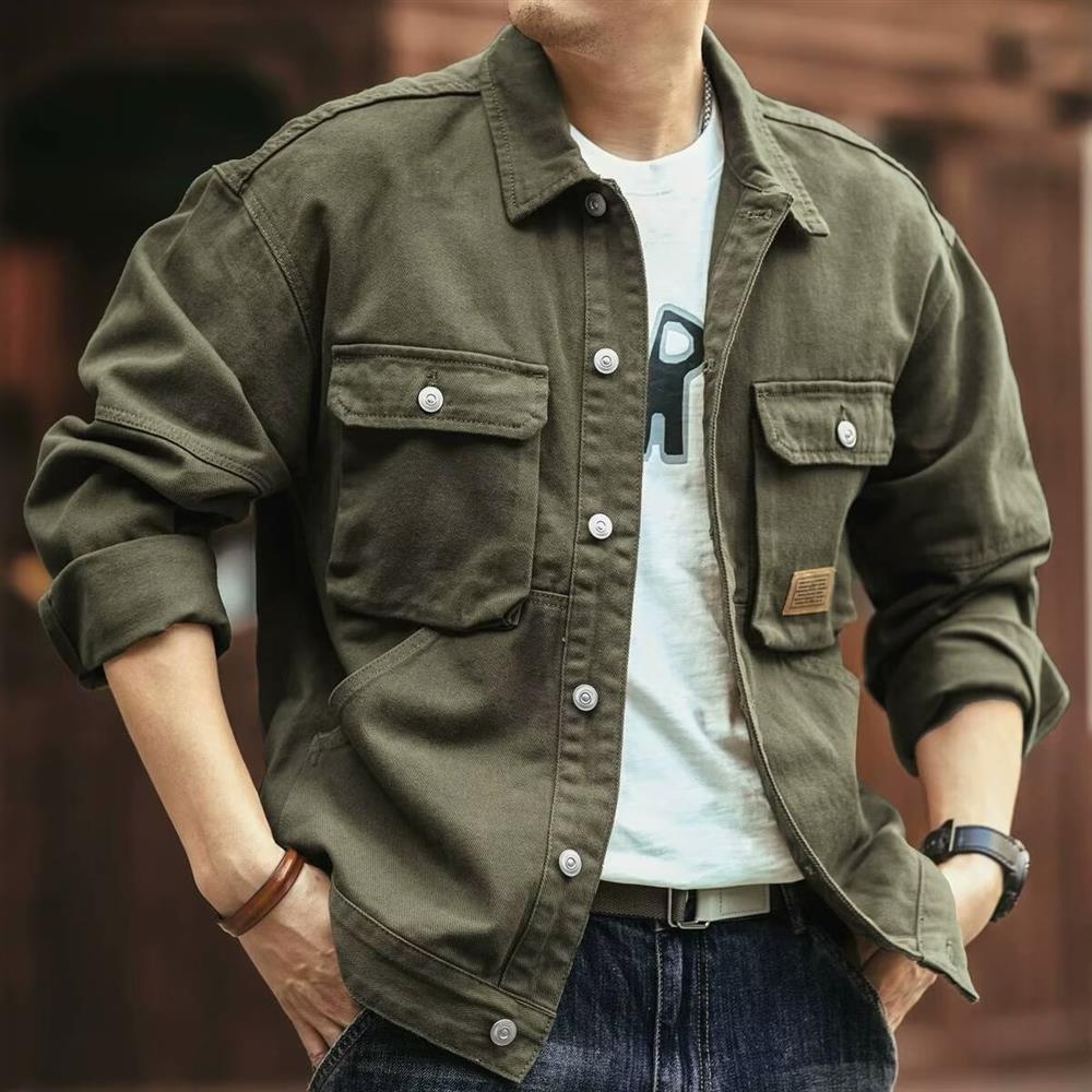 Retro American Denim Jacket Me - Hunting Outdoor Brands reseña y precio