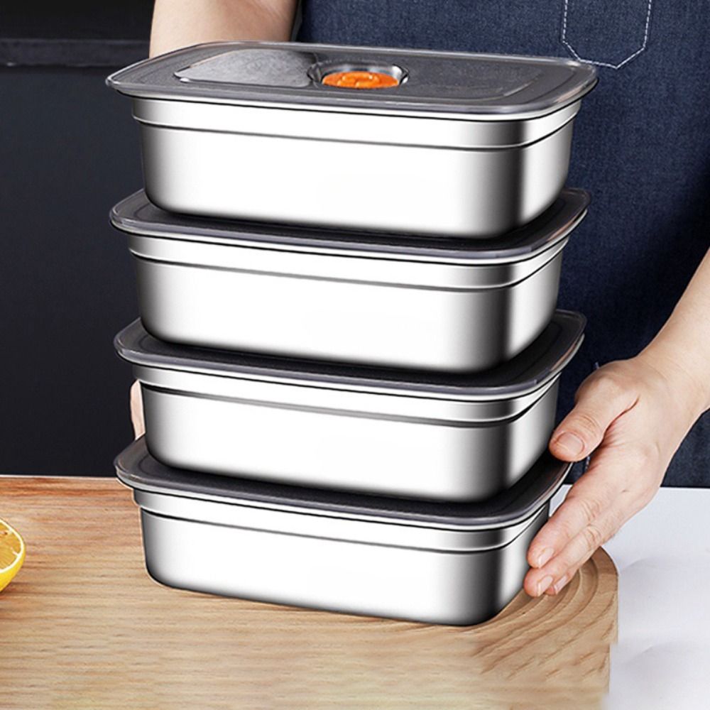 Stainless Steel Lunch Box Bent - Outdoor Hunting Kitchen reseña y precio