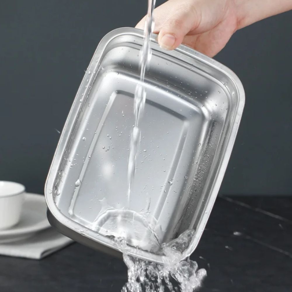 Stainless Steel Lunch Box Bent - Outdoor Hunting Kitchen reseña y precio