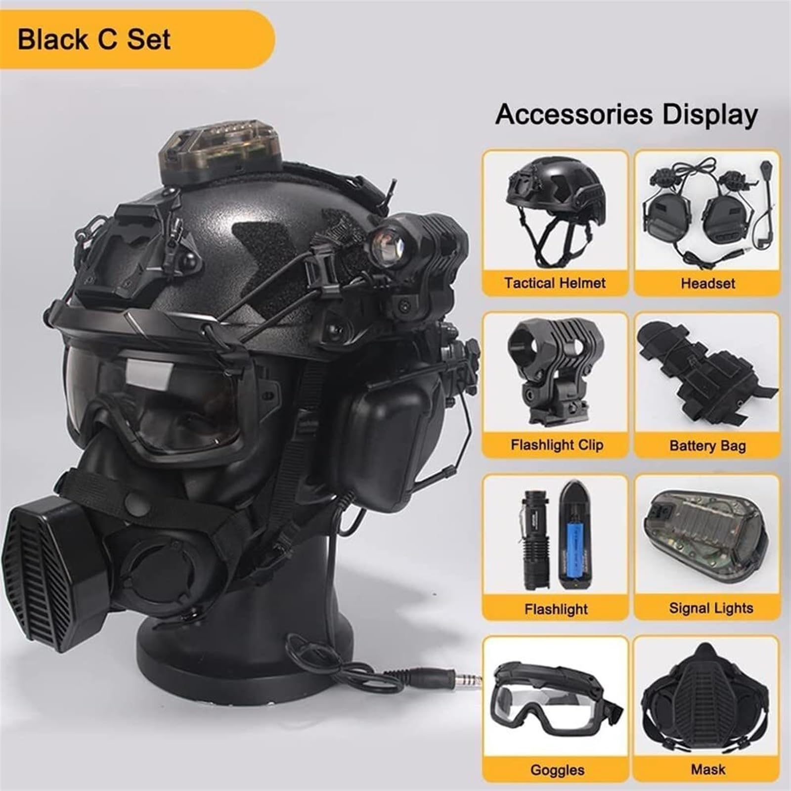 Airsoft Helmet Set with Noise  - Outdoor Hunting Movies reseña y precio