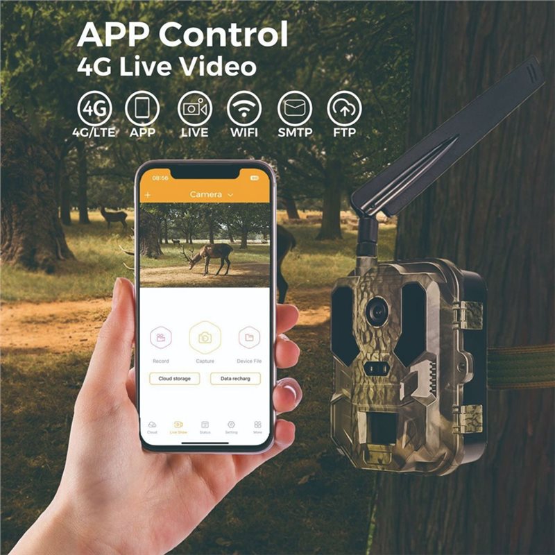 AS95-Outdoor 4G 120MP 4K Live  - Hunting Outdoor Shows reseña y precio