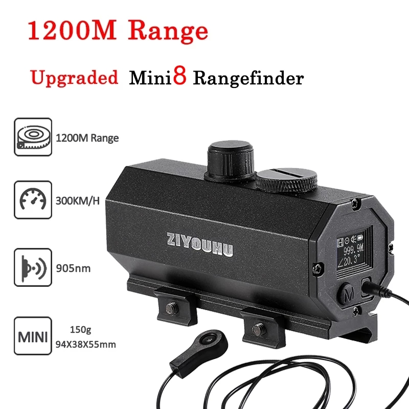 ZIYOUHU-MINI8 Caza Sniper Lase - Rangefinder Laser Hunting reseña y precio