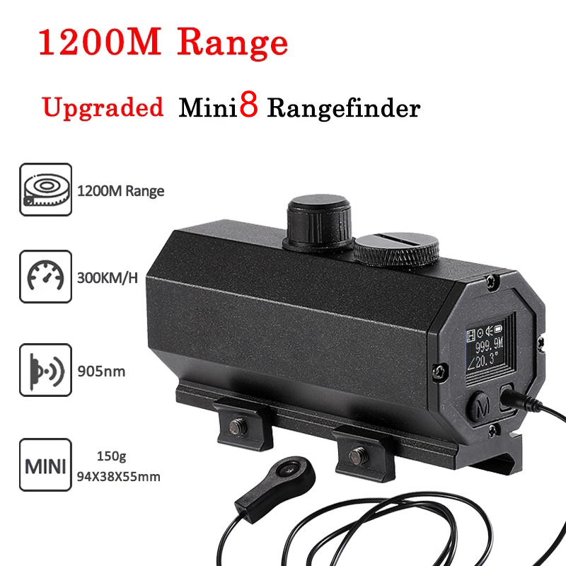 MINI8 Plug-in 1200m Ranging De - Rangefinder Laser Hunting reseña y precio