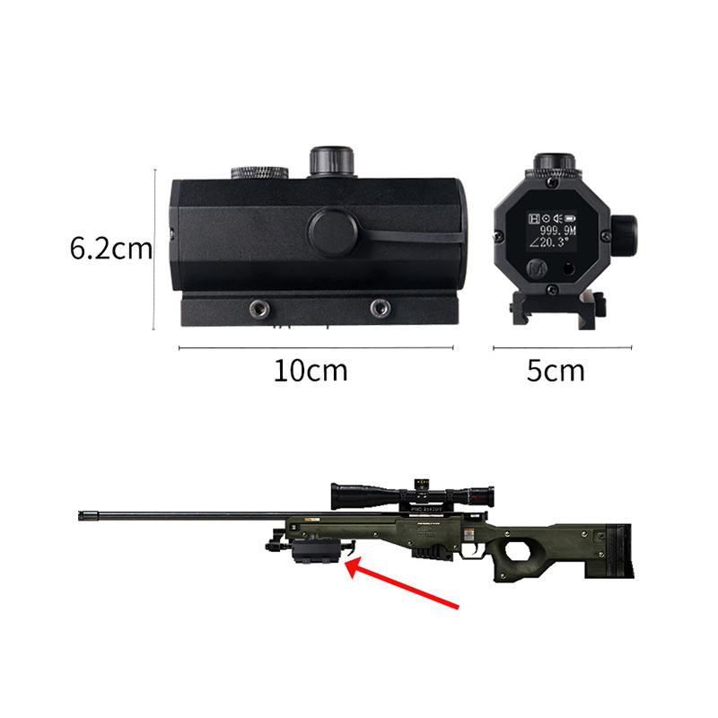 MINI8 Plug-in 1200m Ranging De - Rangefinder Laser Hunting reseña y precio