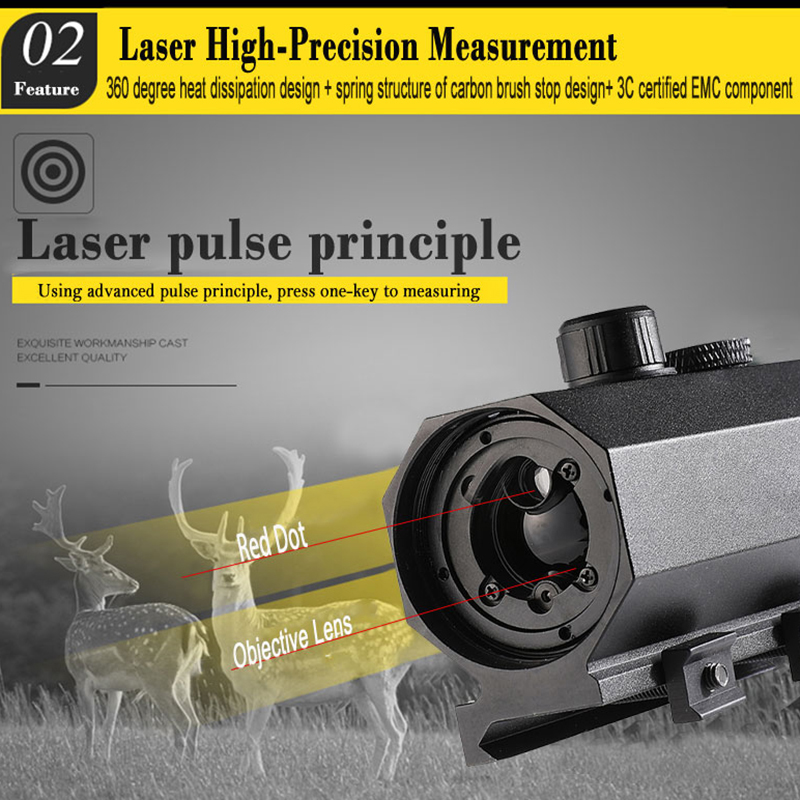 MINI8 Plug-in 1200m Ranging De - Rangefinder Laser Hunting reseña y precio