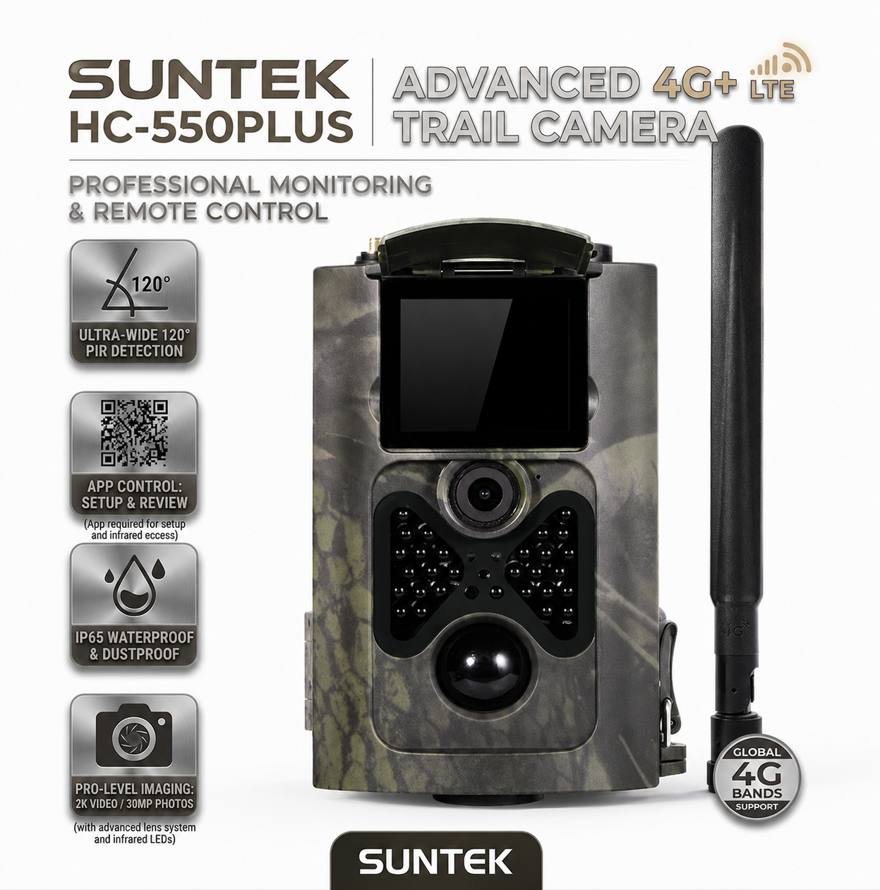 Outdoor 4G 30MP Infrared 2K Li - Hunting Outdoor Shows reseña y precio