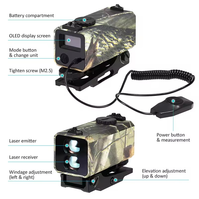 Mini Laser Automatic Range Fin - Rangefinder Laser Hunting reseña y precio