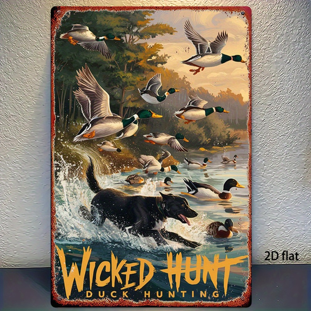 2D Flat Vintage Hunting Duck M - Wildman Hunting & Outdoor reseña y precio