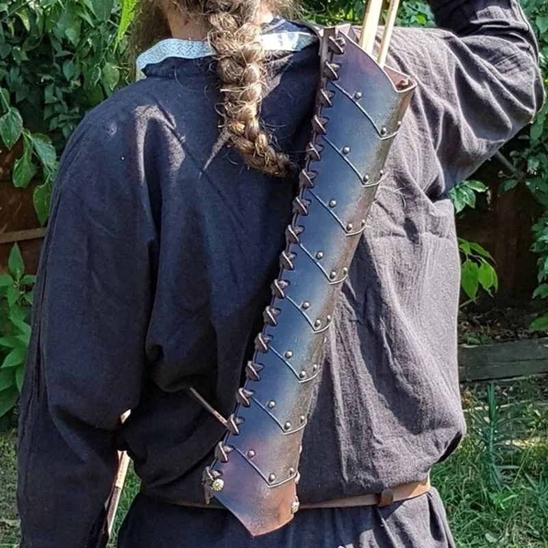 Medieval Steampunk Archery Arr - Quiver Arrow Back reseña y precio