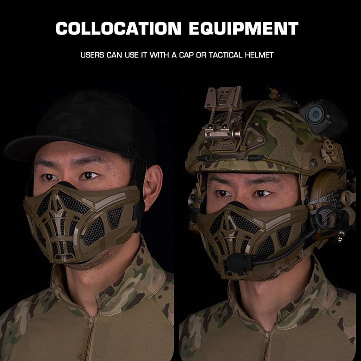 Tactical Airsoft Mask Protecti - Outdoor Hunting Movies reseña y precio