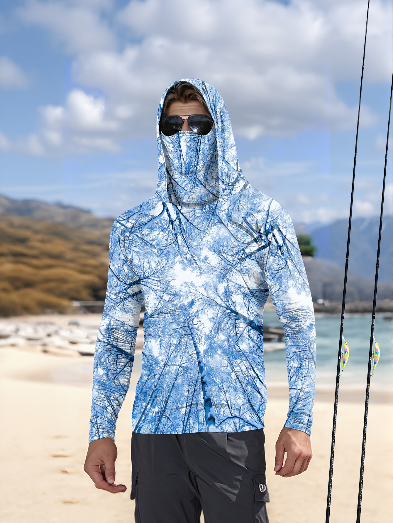 Fishing hooded sweatshirt men' - Hunting & Outdoor As reseña y precio