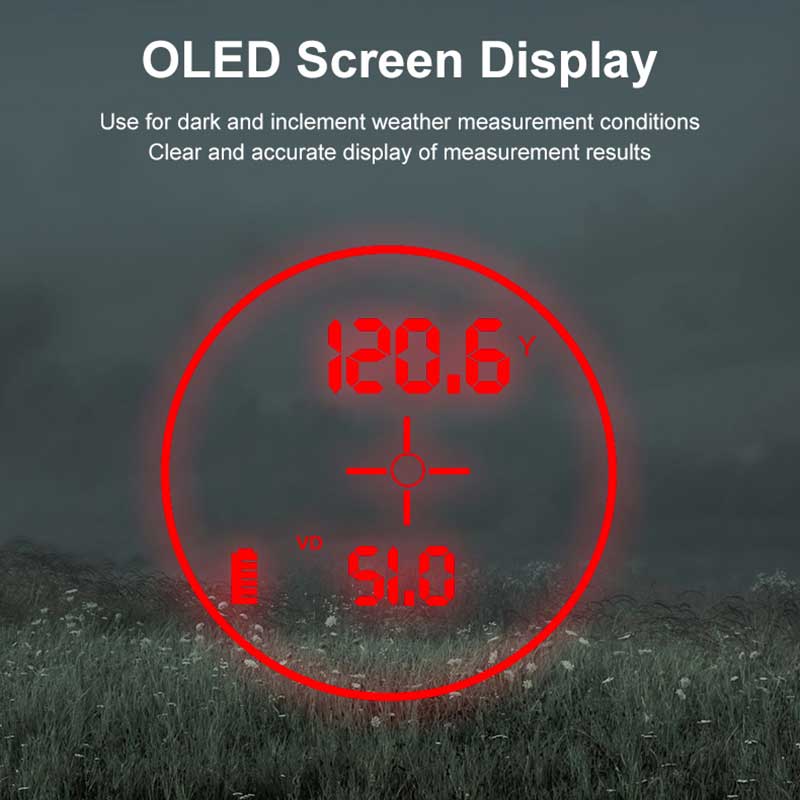 7x Amplification OLED Red Disp - Rangefinder Laser Hunting reseña y precio