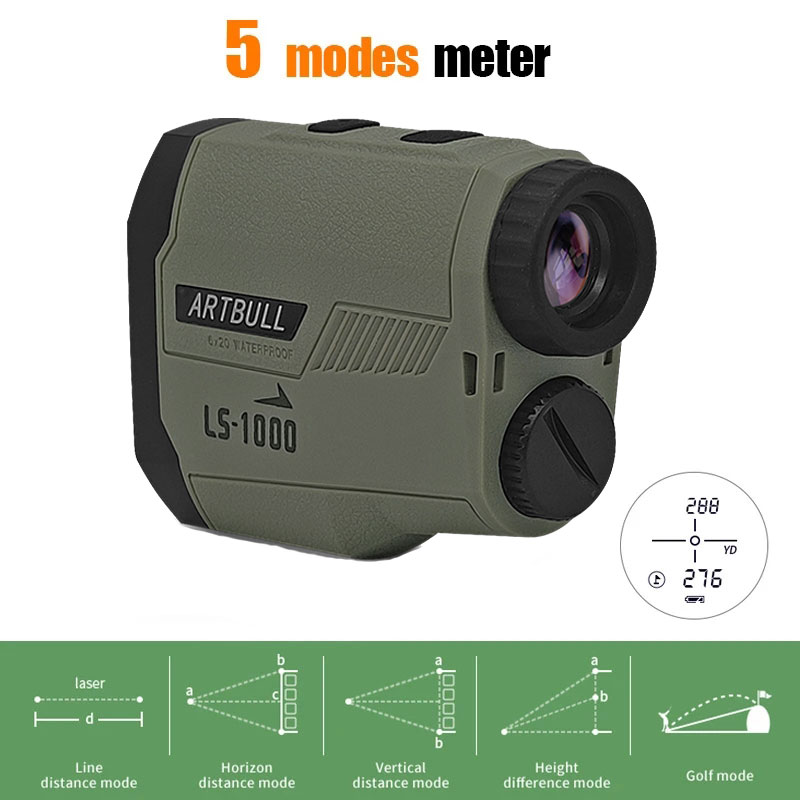 ARTBULL Laser Rangefinder Hunt - Rangefinder Laser Hunting reseña y precio