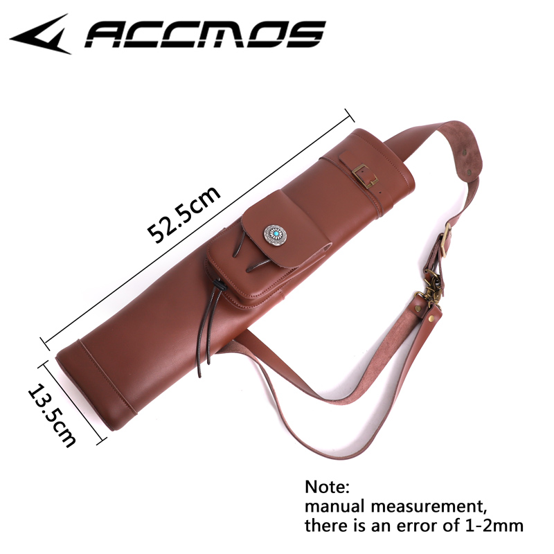 Archery Cowhide Leather Horseb - Quiver Arrow Back reseña y precio
