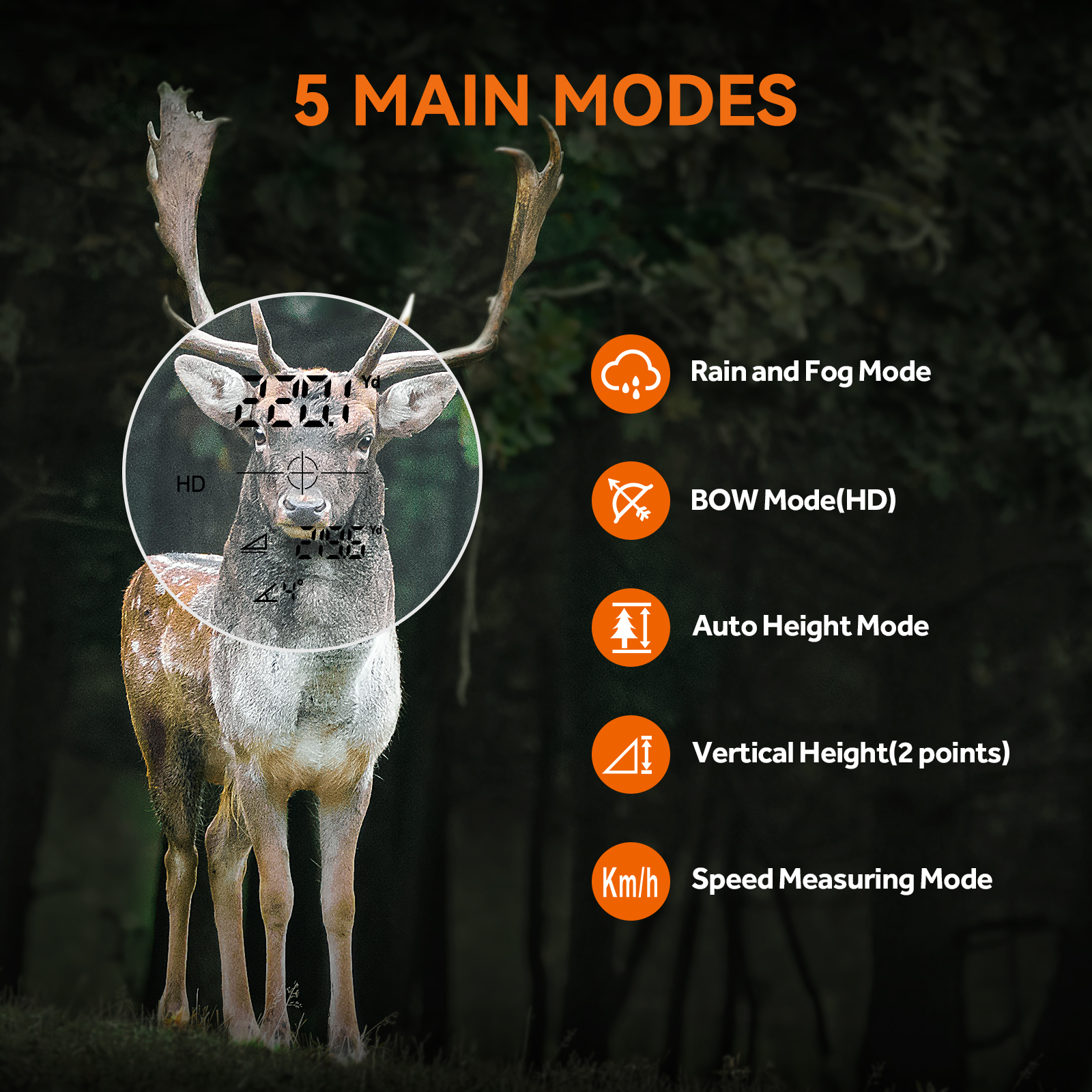 MiLESEEY Range Finder for hunt - Rangefinder Laser Hunting reseña y precio